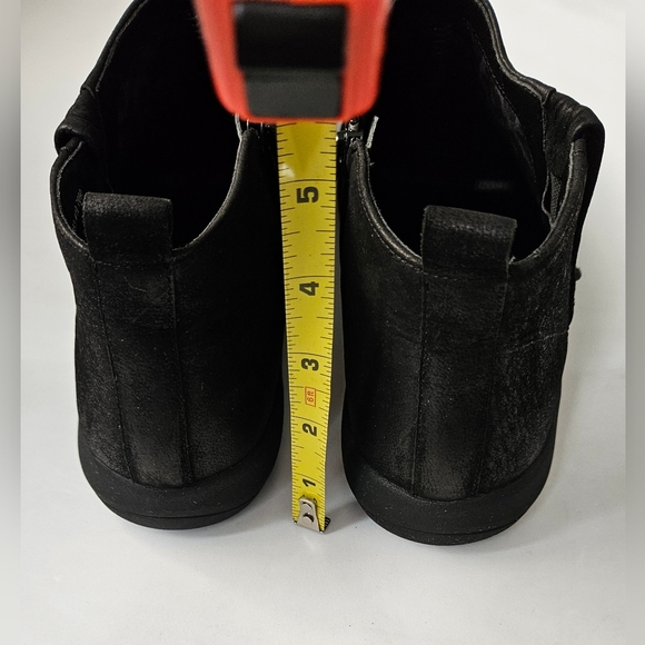 Abeo Erie Nuback Black Ankle Boots Size 10 - Picture 10 of 12